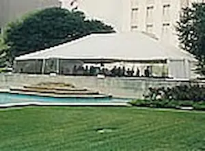 Frame tent rental in Katy TX by Turn Key Event Rentals